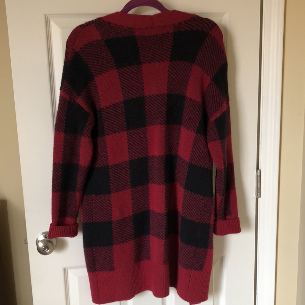 William Rast Buffalo Check Cardigan - Picture 2 of 5